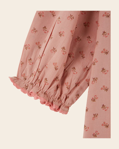 Emile et Ida Rosemary Floral Buttoned Dress