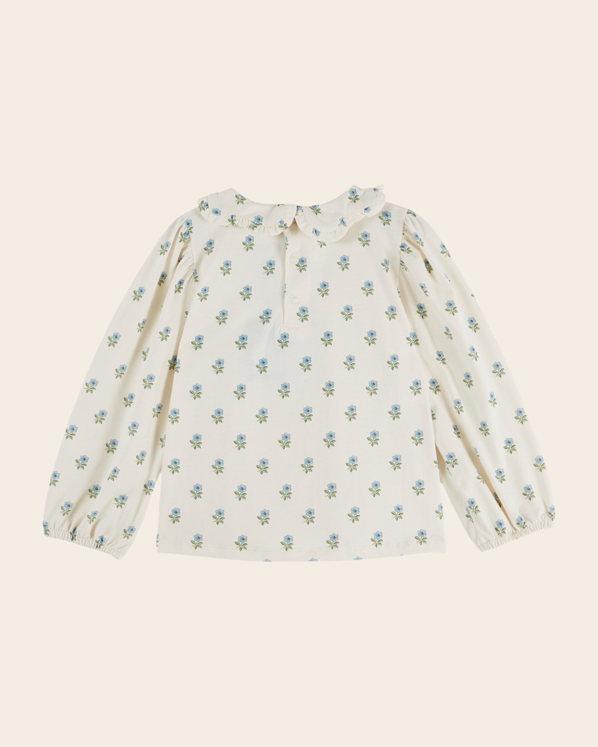 Emile et Ida Scarlet Floral Jersey Blouse