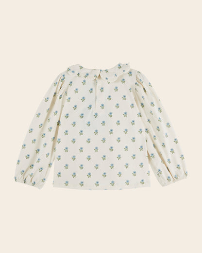 Emile et Ida Scarlet Floral Jersey Blouse