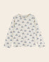 Emile et Ida Ecru Scooter Dog Long-Sleeve T-Shirt