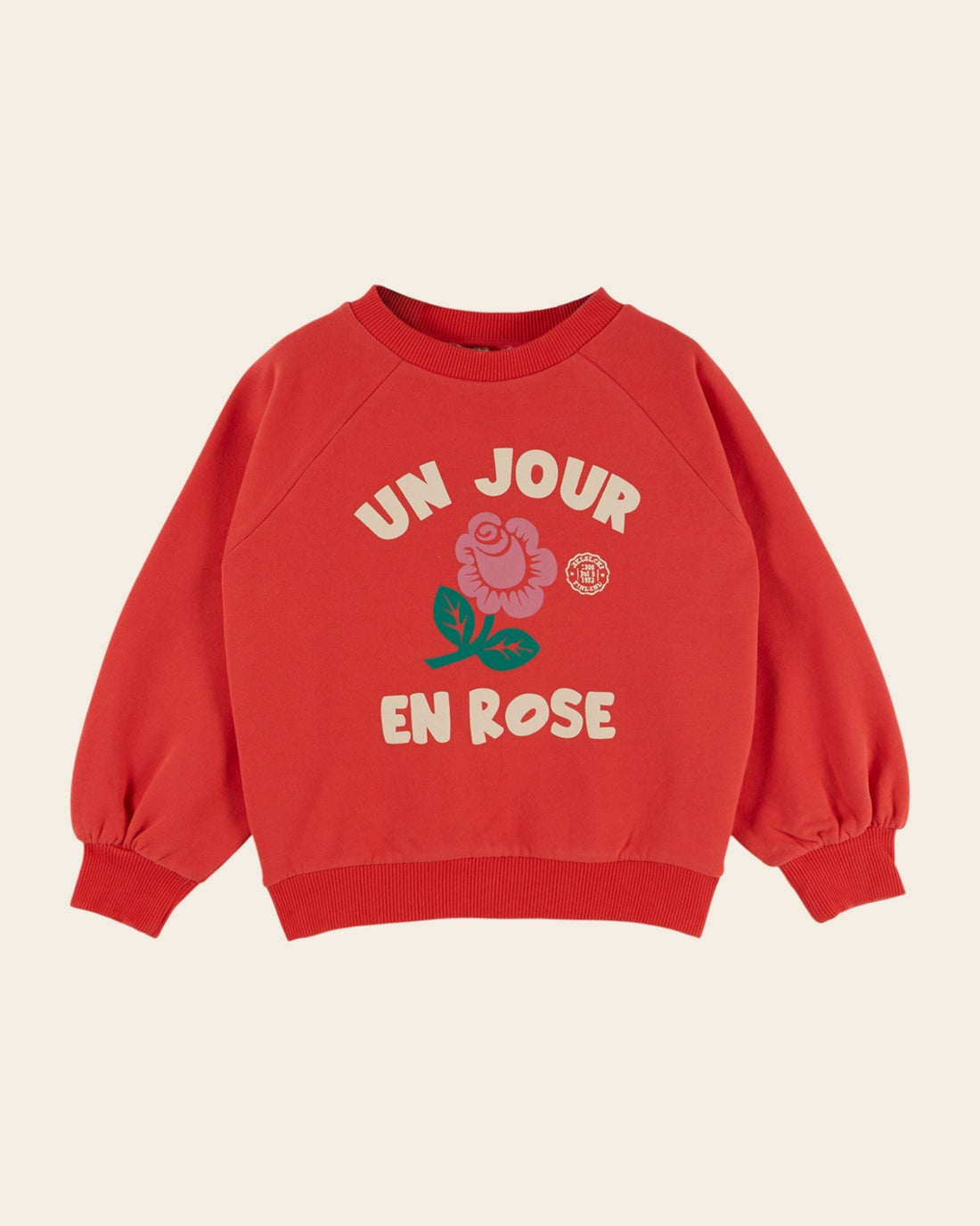 Emile et Ida Ecru Cherry on the Top Sweatshirt-Mars