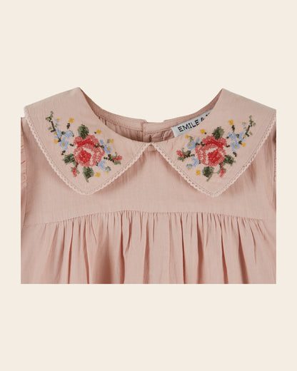 Emile et Ida Rose Cross-Stitch Dress