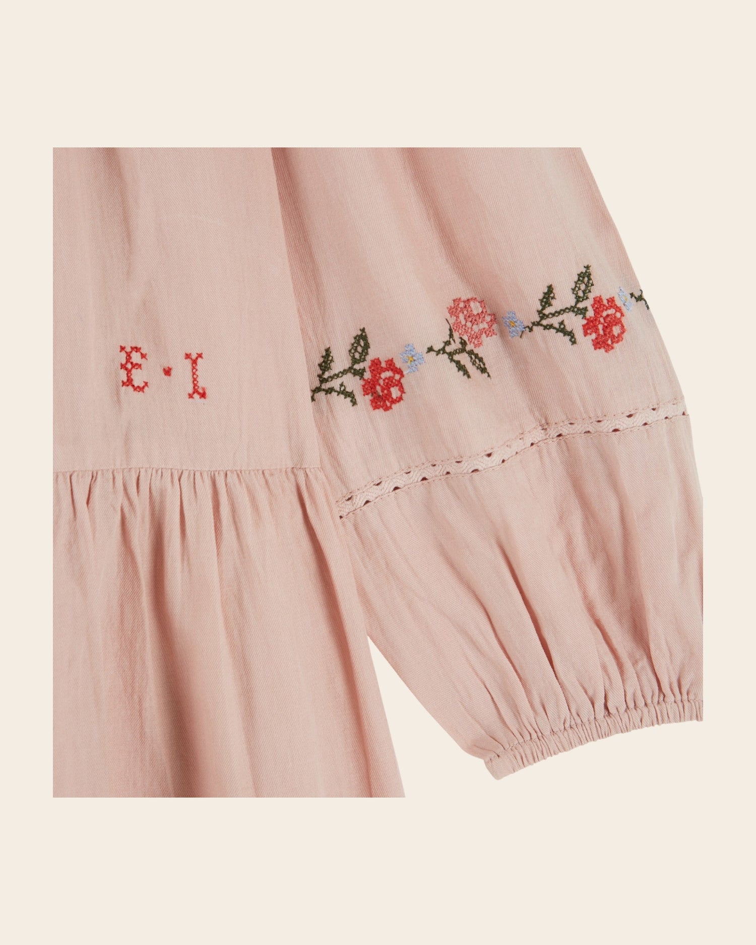 Emile et Ida Rose Cross-Stitch Dress