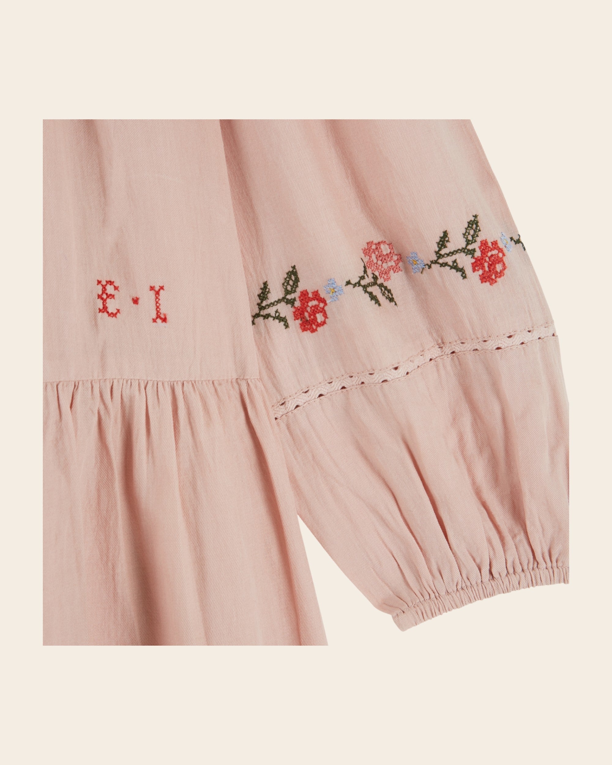 Emile et Ida Rose Cross-Stitch Dress