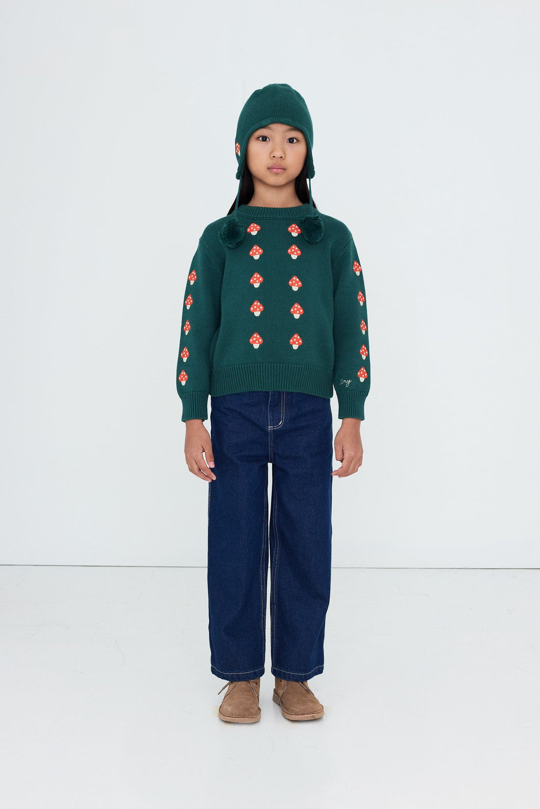 Tinycottons Mini Mushrooms Sweater Organic Cotton