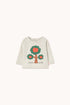 Tinycottons Tree Graphic Baby Tee - Cream Heather in Cream Heather