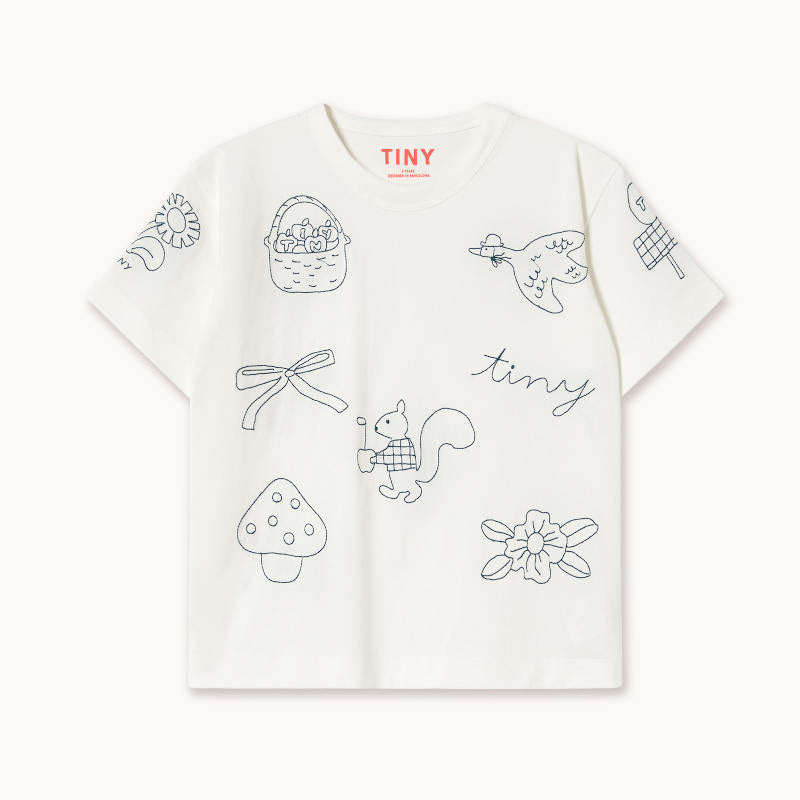 Tinycottons Tiny Apples Tee - Off White