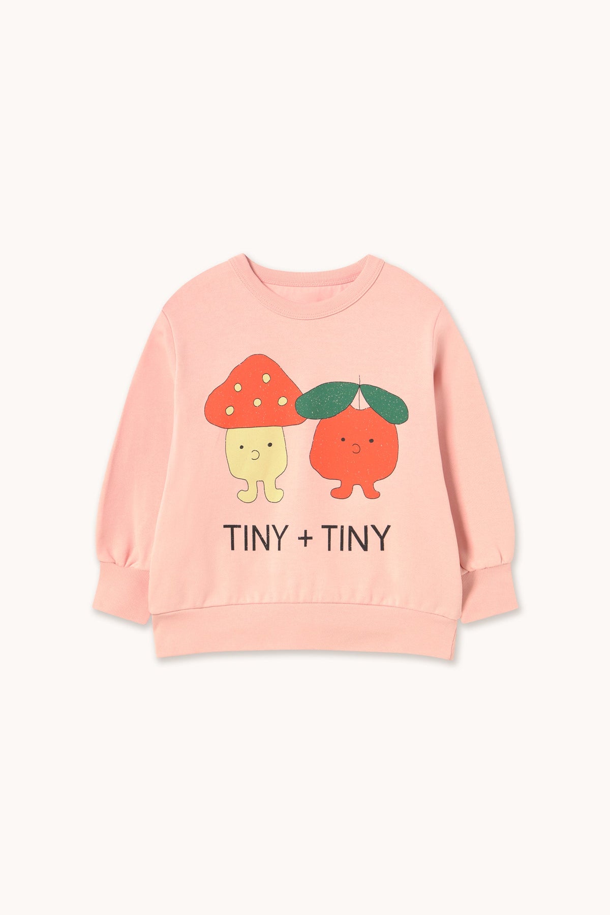 Tinycottons Tiny &amp; Tiny Graphic Sweatshirt - Wild Rose in Wild Rose