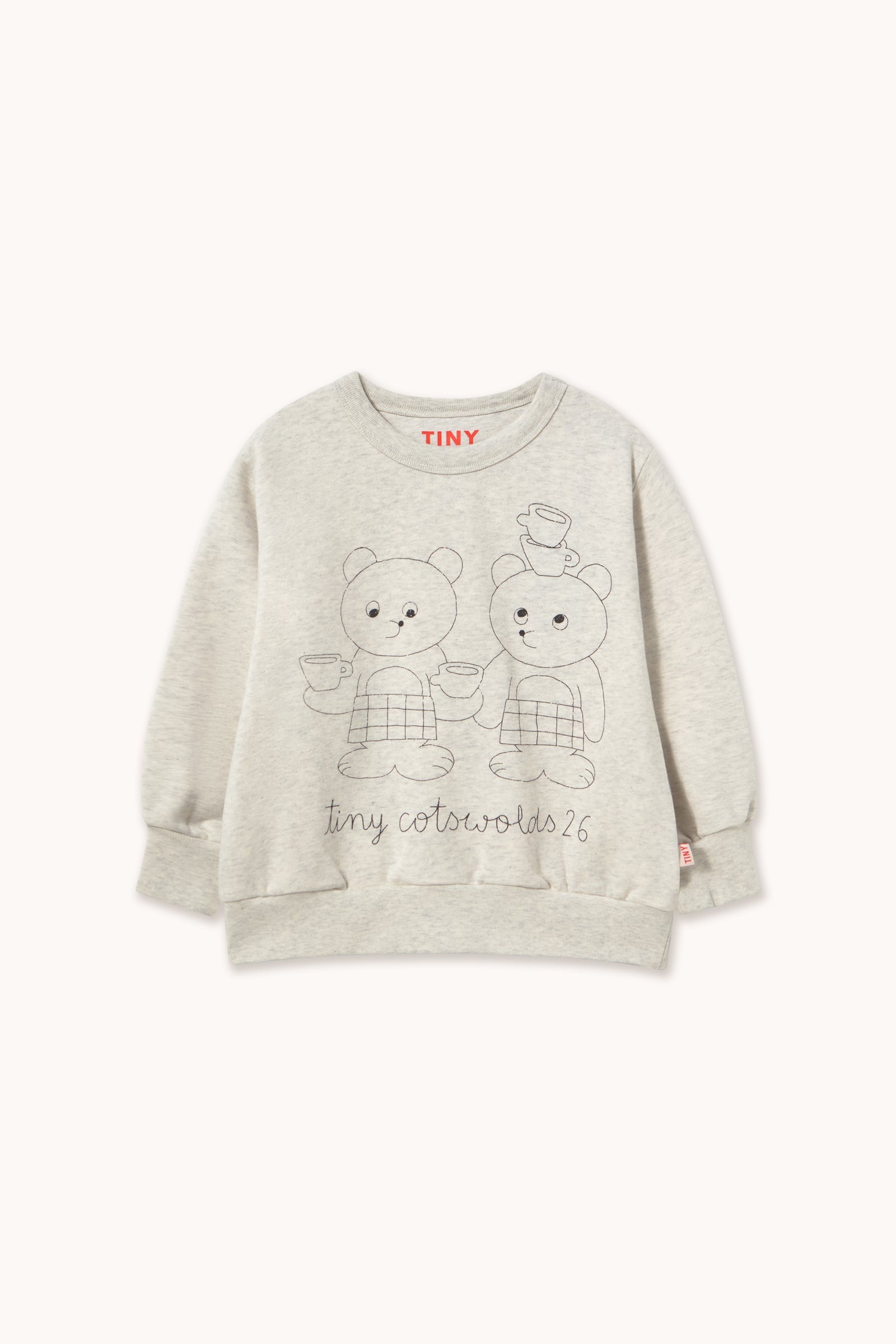 Tinycottons Tiny Tea Room Graphic Sweatshirt front
