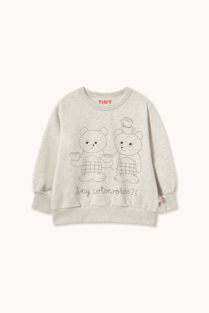 Tinycottons Tiny Tea Room Graphic Sweatshirt front