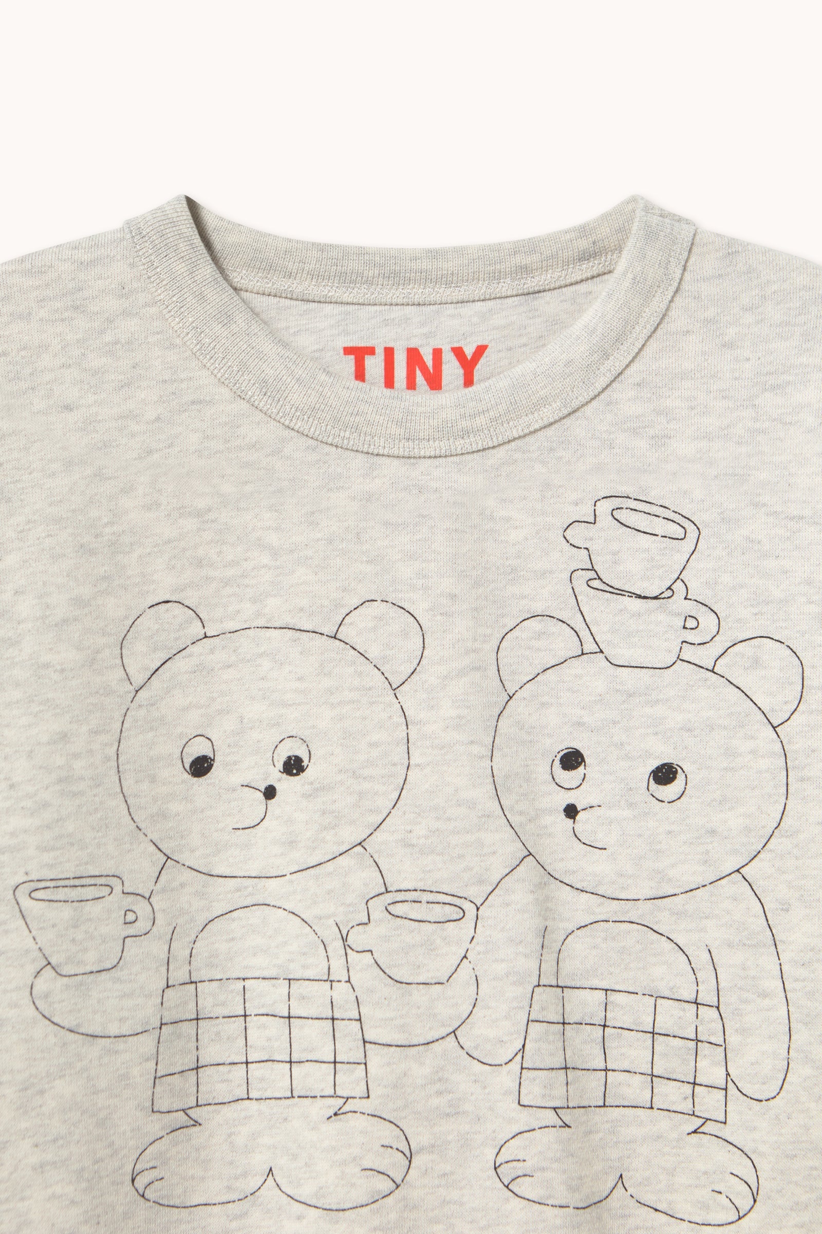 Tinycottons Tiny Tea Room Graphic Sweatshirt back