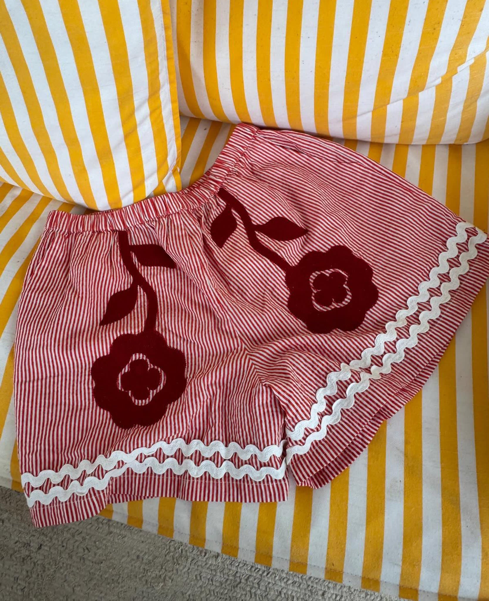 SISSEL EDELBO Abelone Shorts – Red Flower