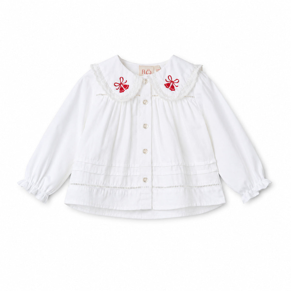 Flöss Adele Blouse - White product view