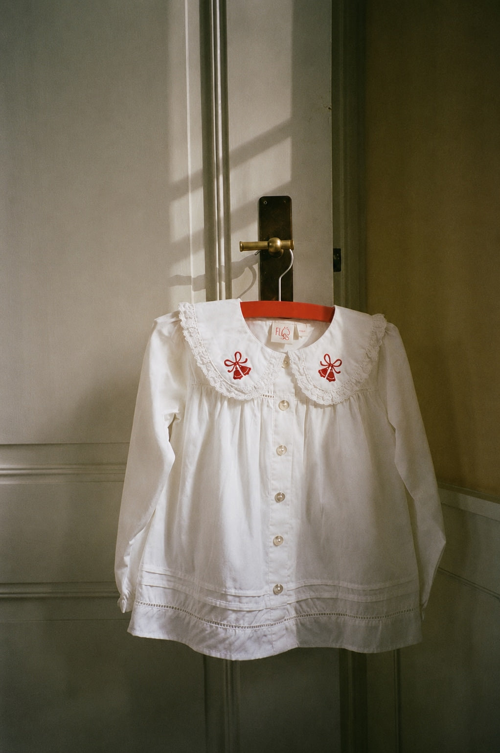 Flöss Adele Blouse - White detail