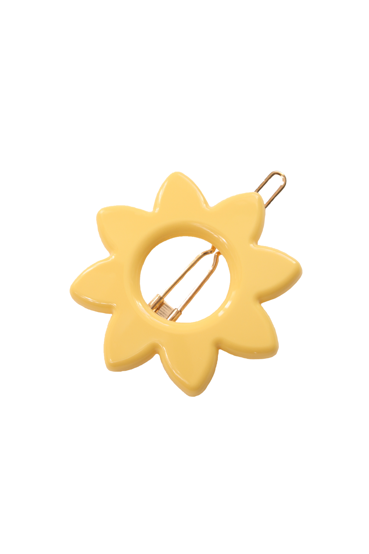 Kanel ANNA hair clip in yellow, color 3286