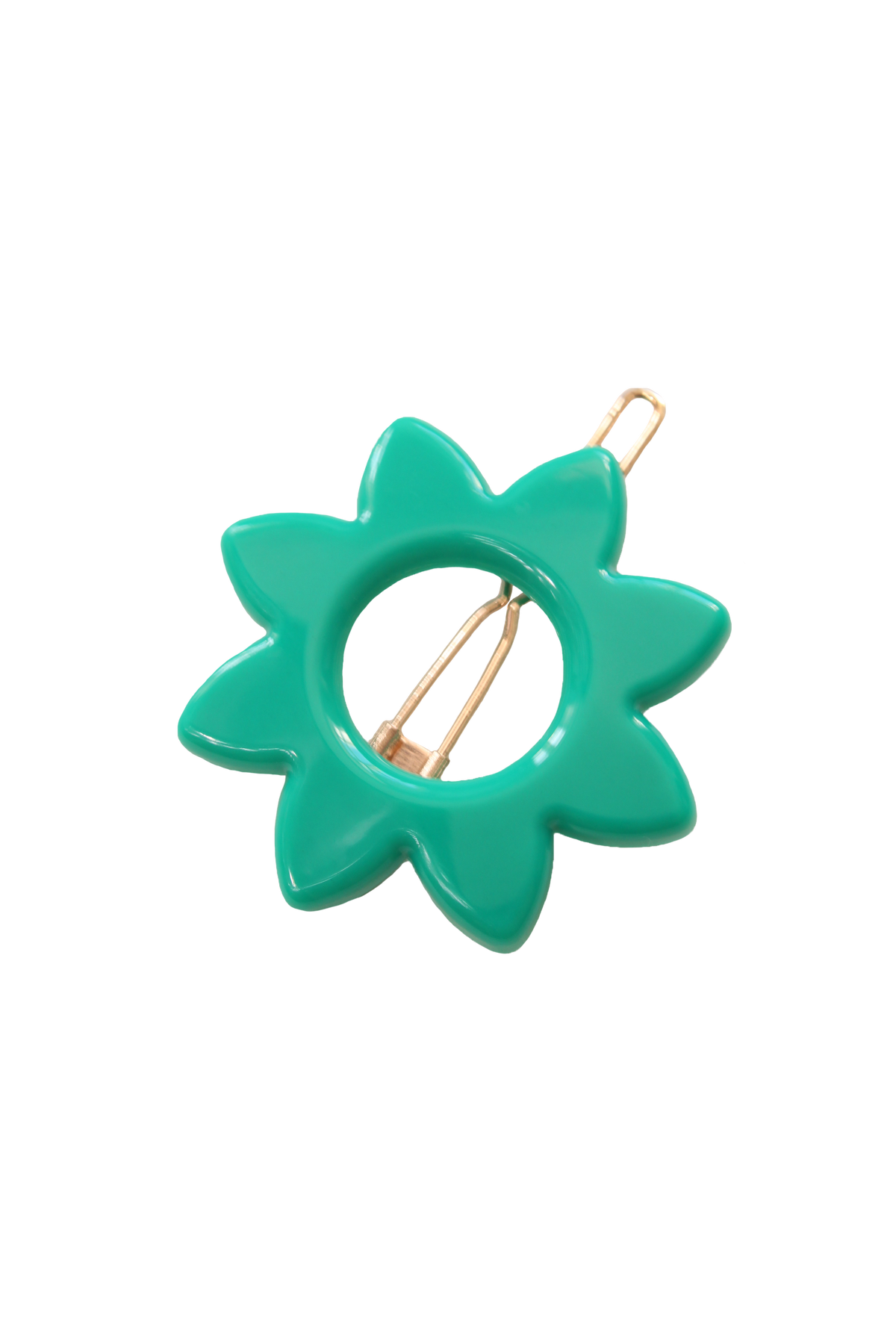 Kanel ANNA hair clip in green, color Green