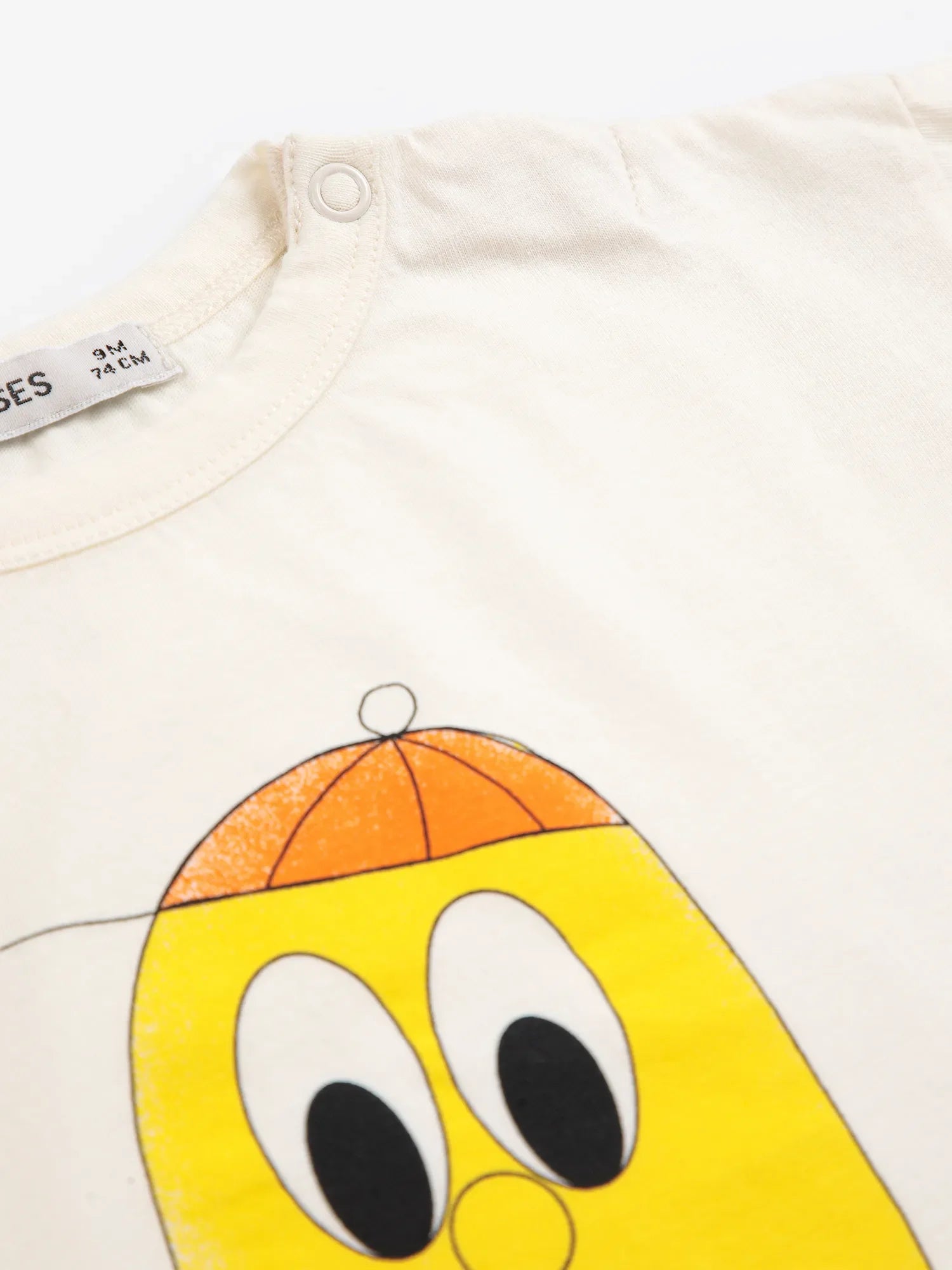 Bobo Choses Bigtooth Lemon T-Shirt - Offwhite - Bobo Choses detail