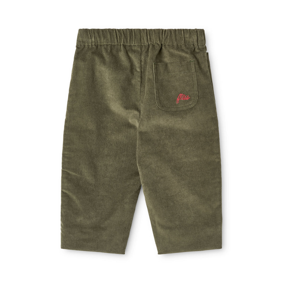Flöss Billie Pants - Green Oak detail