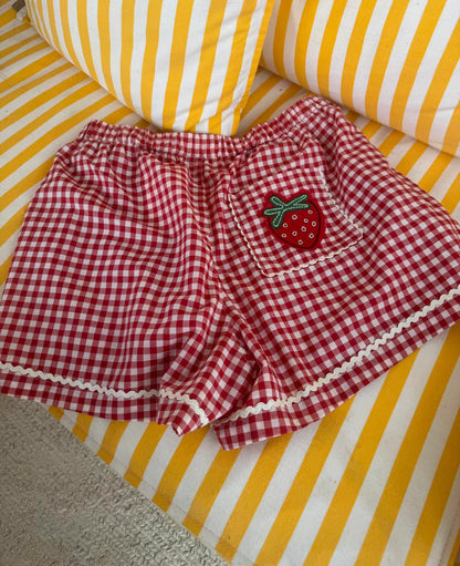 Sissel Edelbo Bobbie Shorts - Red Checks
