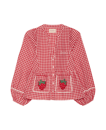 Sissel Edelbo Bobbie Top - Red Checks