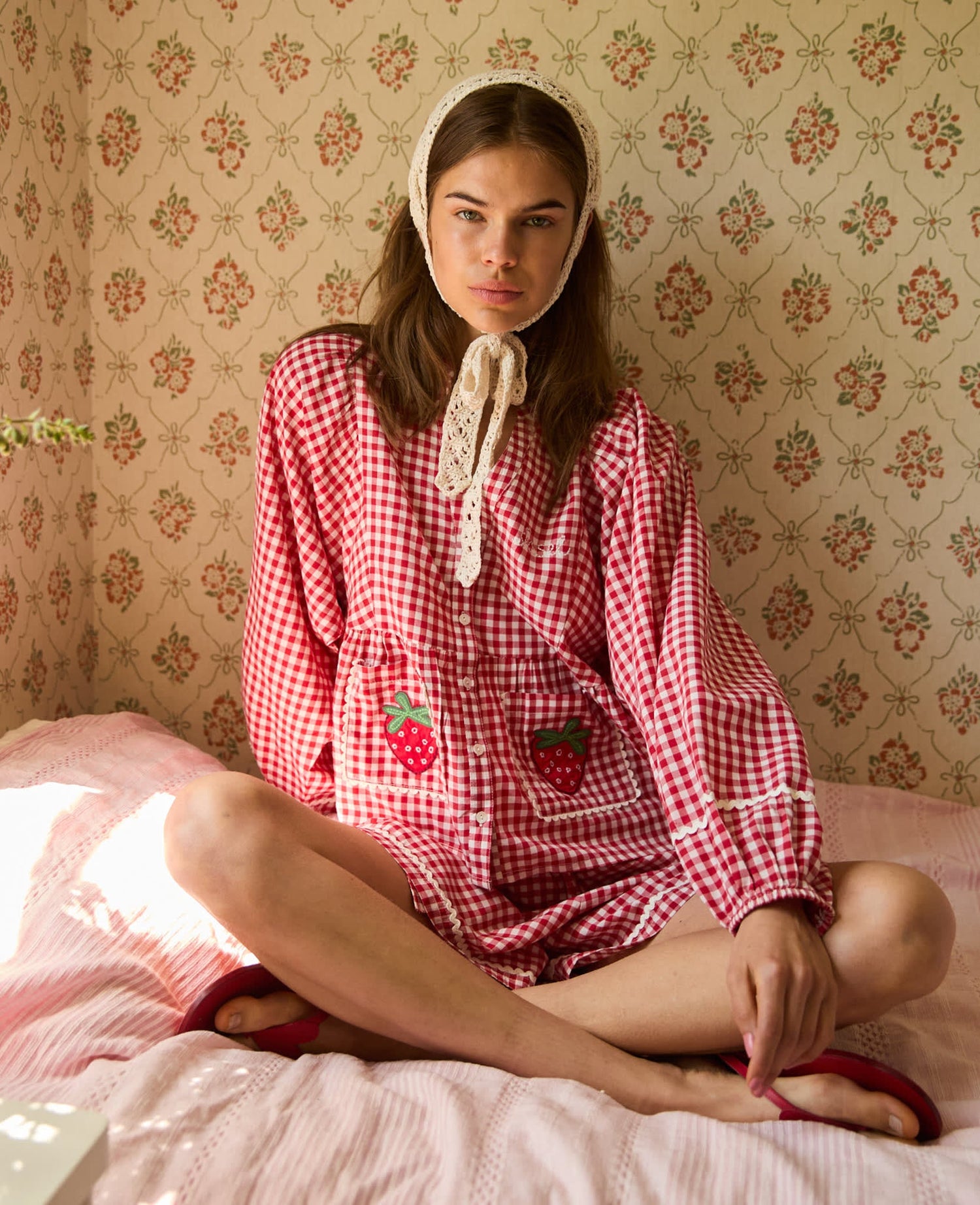 Sissel Edelbo Bobbie Top - Red Checks