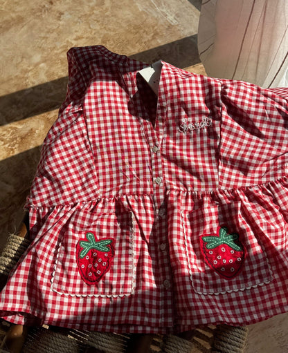 Sissel Edelbo Bobbie Top - Red Checks