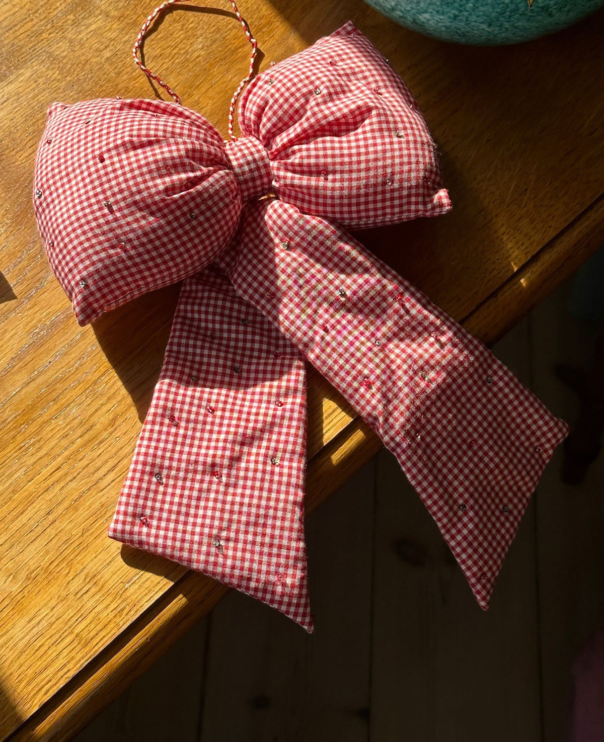Sissel Edelbo Gingham Bow Decoration alternate view