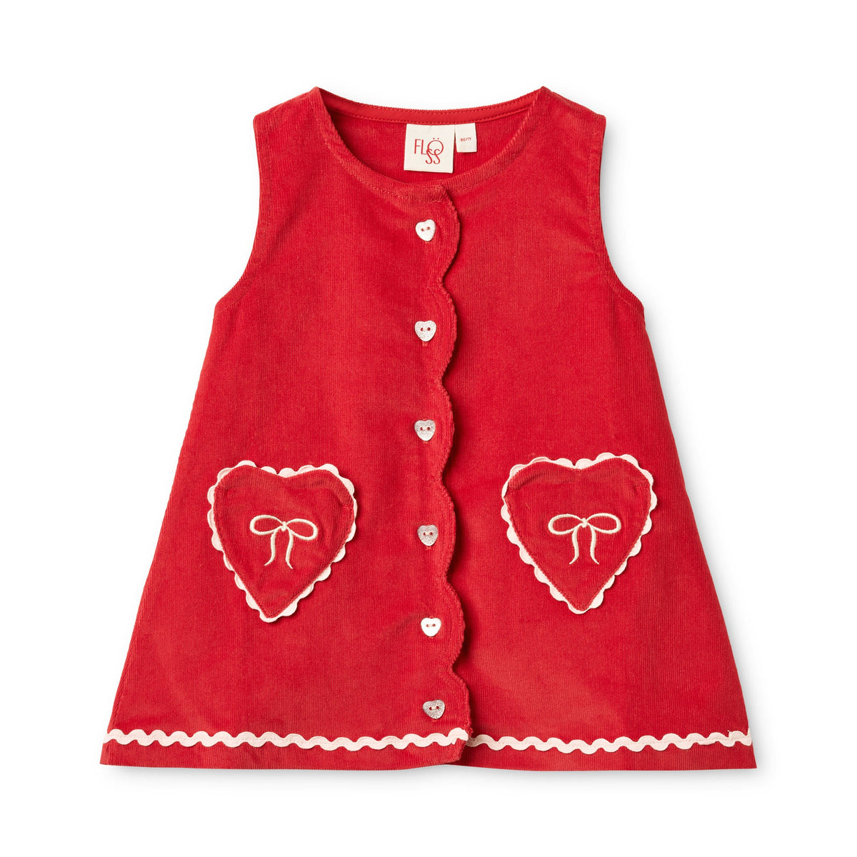 Flöss Carol Dress - Poppy Red product view