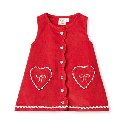 Flöss Carol Dress - Poppy Red product view