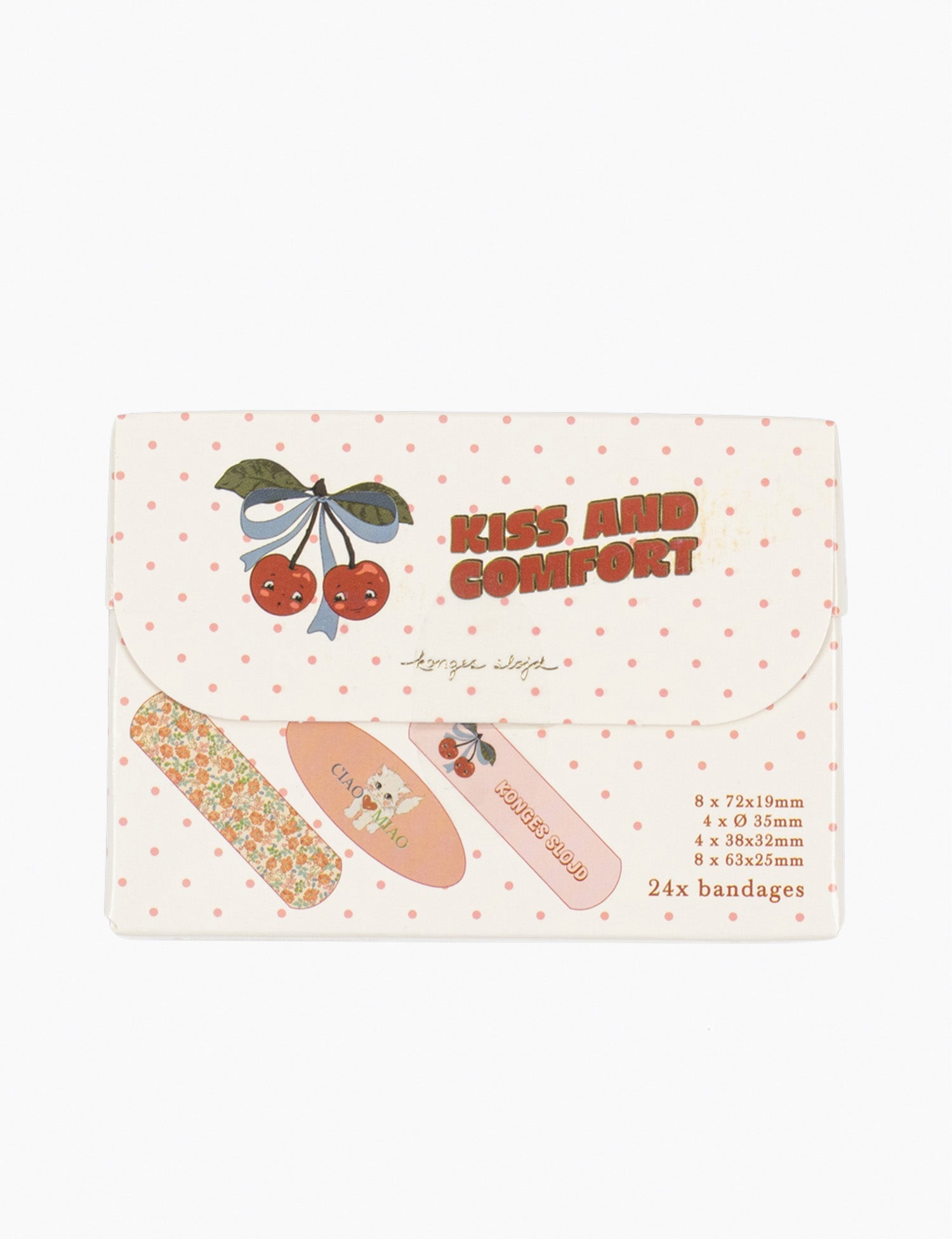 Kiss and Comfort Bandages in Cherry