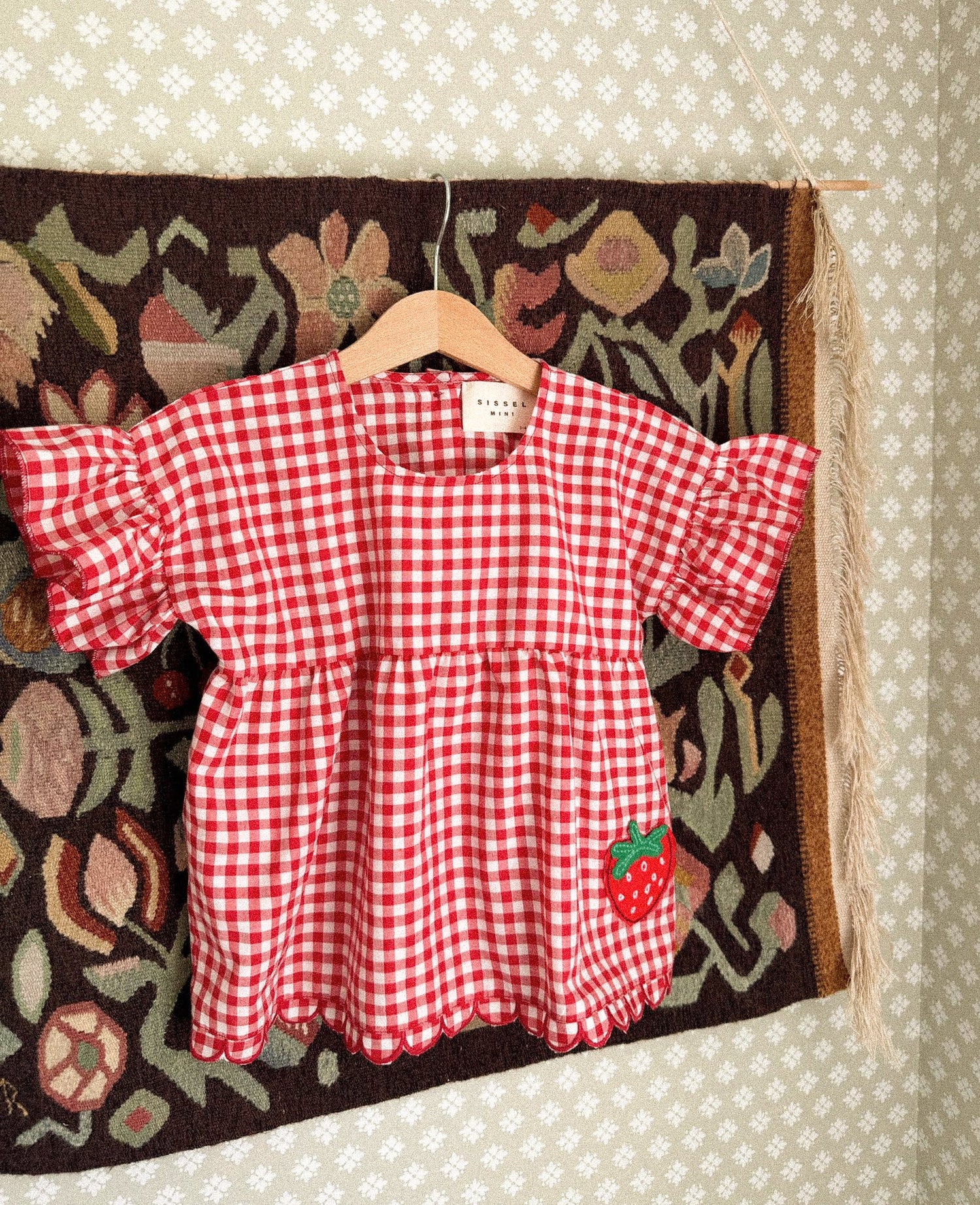 Sissel Edelbo Charlene Mini Top - Red Checks