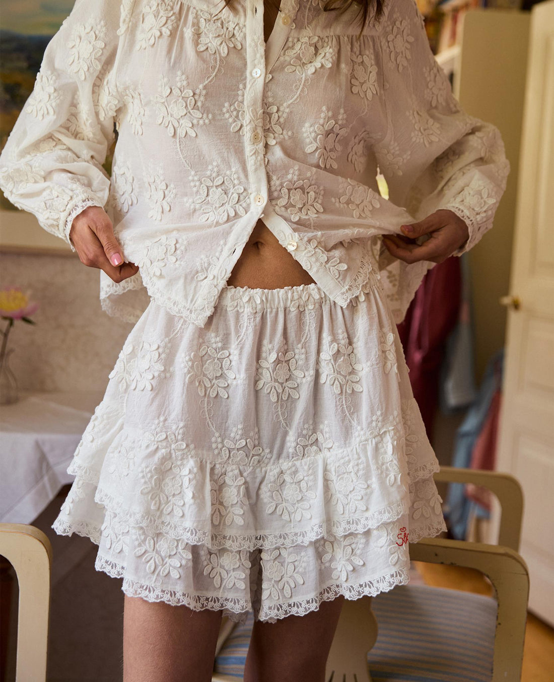 Sisse Edelbo Delphine Shorts - Off White