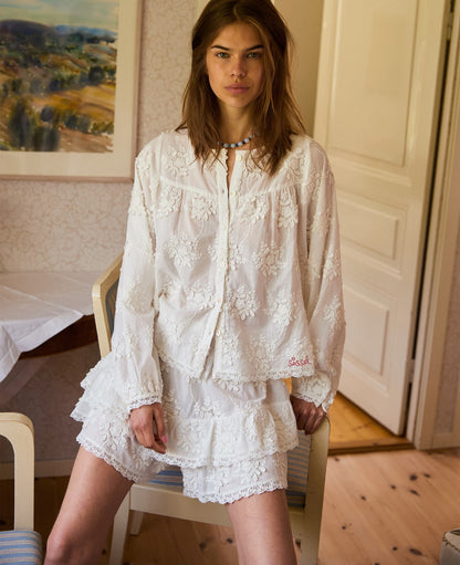 Coming Soon-Sisse Edelbo Delphine Top - Off White