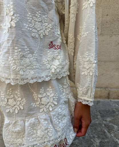 Coming Soon-Sisse Edelbo Delphine Top - Off White