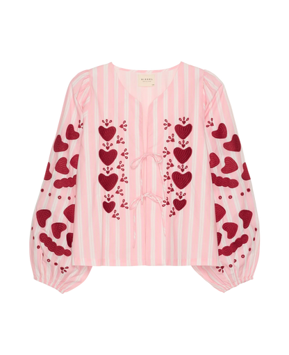 Sisse Edelbo Elisabeth Top - Rose Stripes