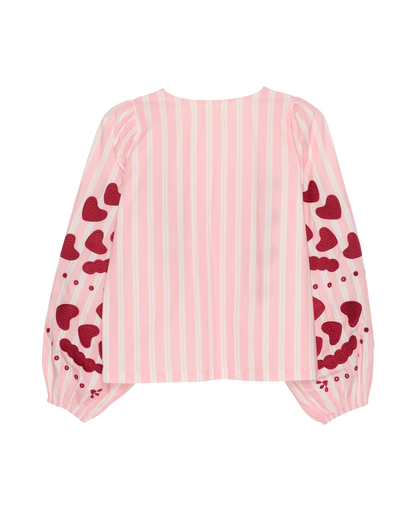 Sisse Edelbo Elisabeth Top - Rose Stripes