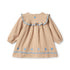 Flöss Ellis Dress - Coffee Gingham product view