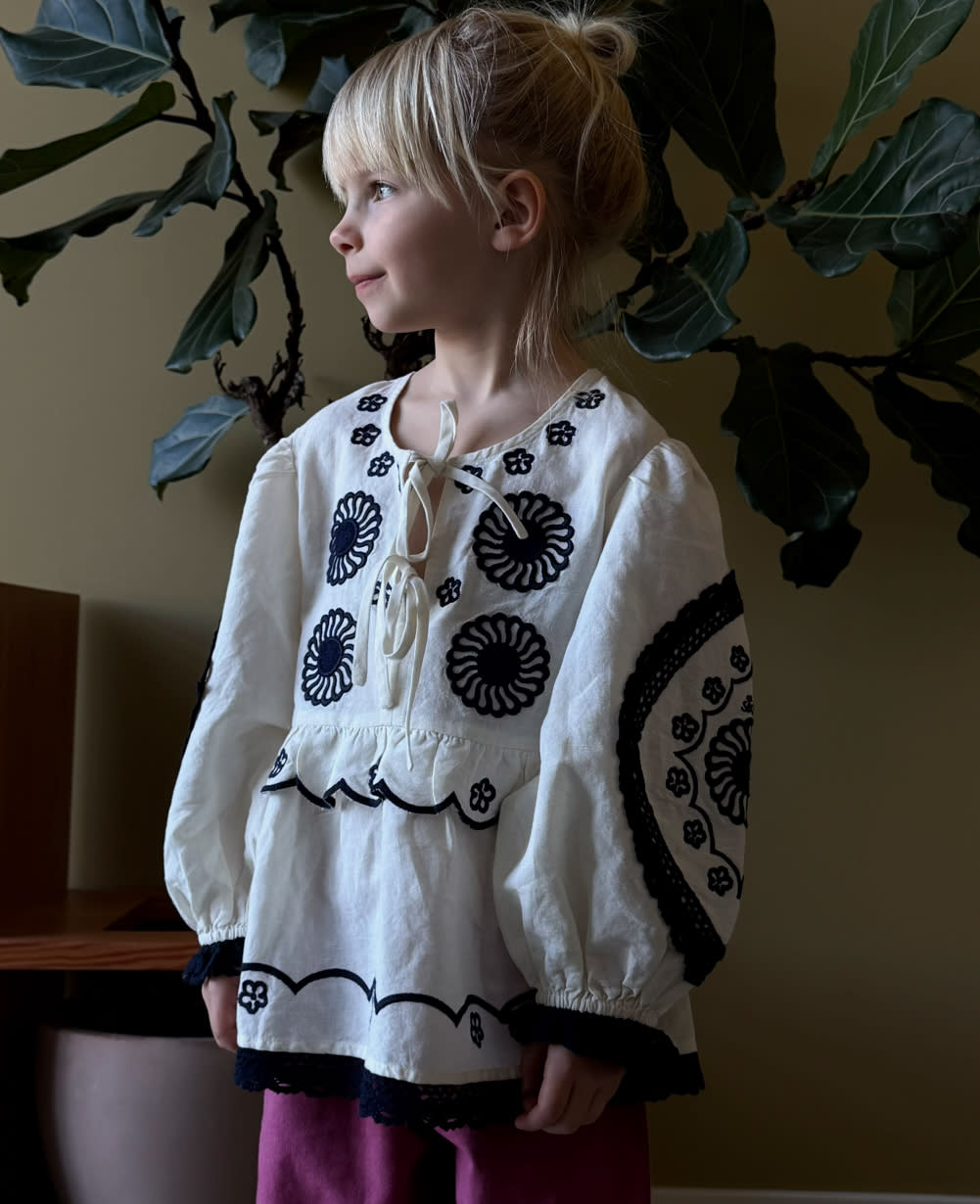 Sissel Edelbo Erica Mini Top in Off White