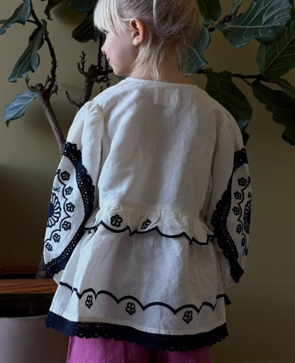 Sissel Edelbo Erica Mini Top Off White back view