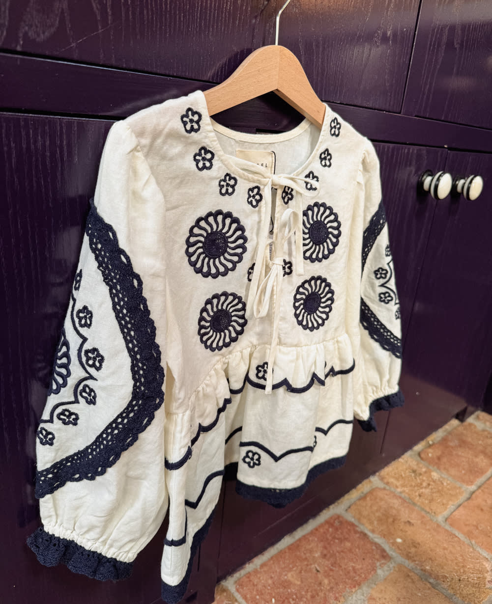 Sissel Edelbo Erica Mini Top Off White lifestyle view