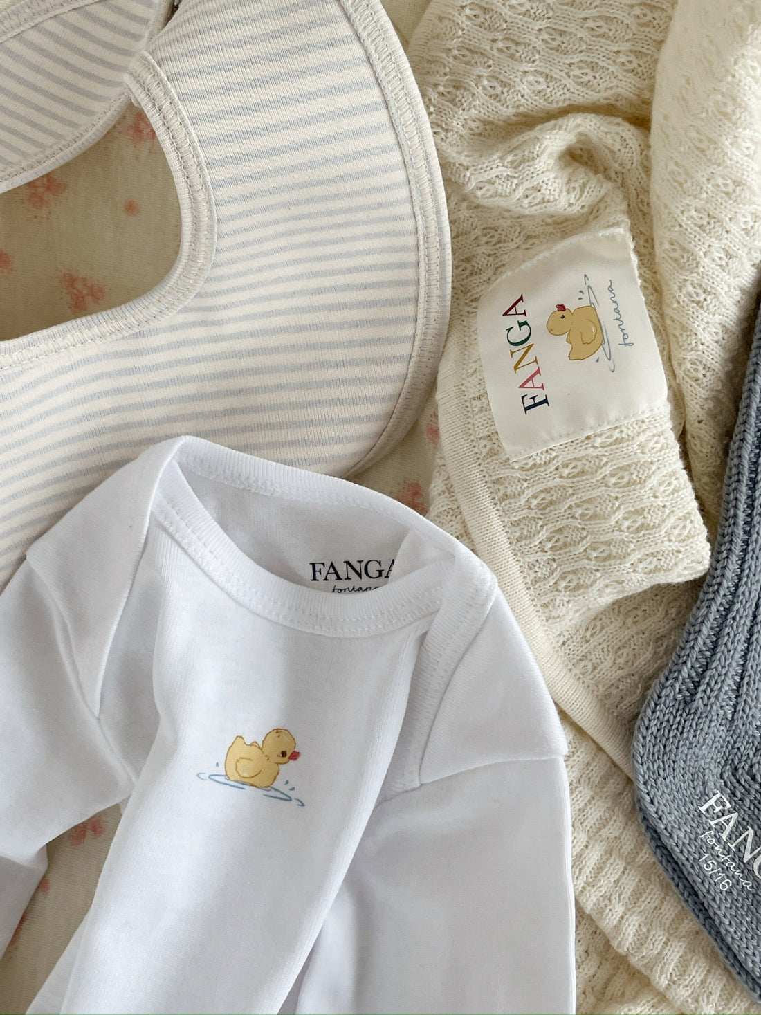 Konges Sløjd Fanga Fio Stripe Bibs, Set of 2 by Konges Sløjd