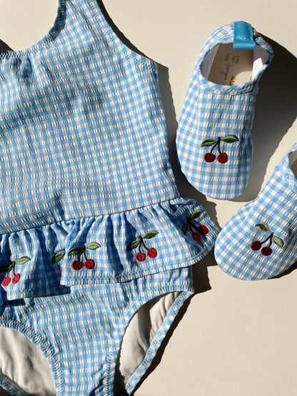 Konges Sløjd SOLINE SWIMSUIT - provence/white swan