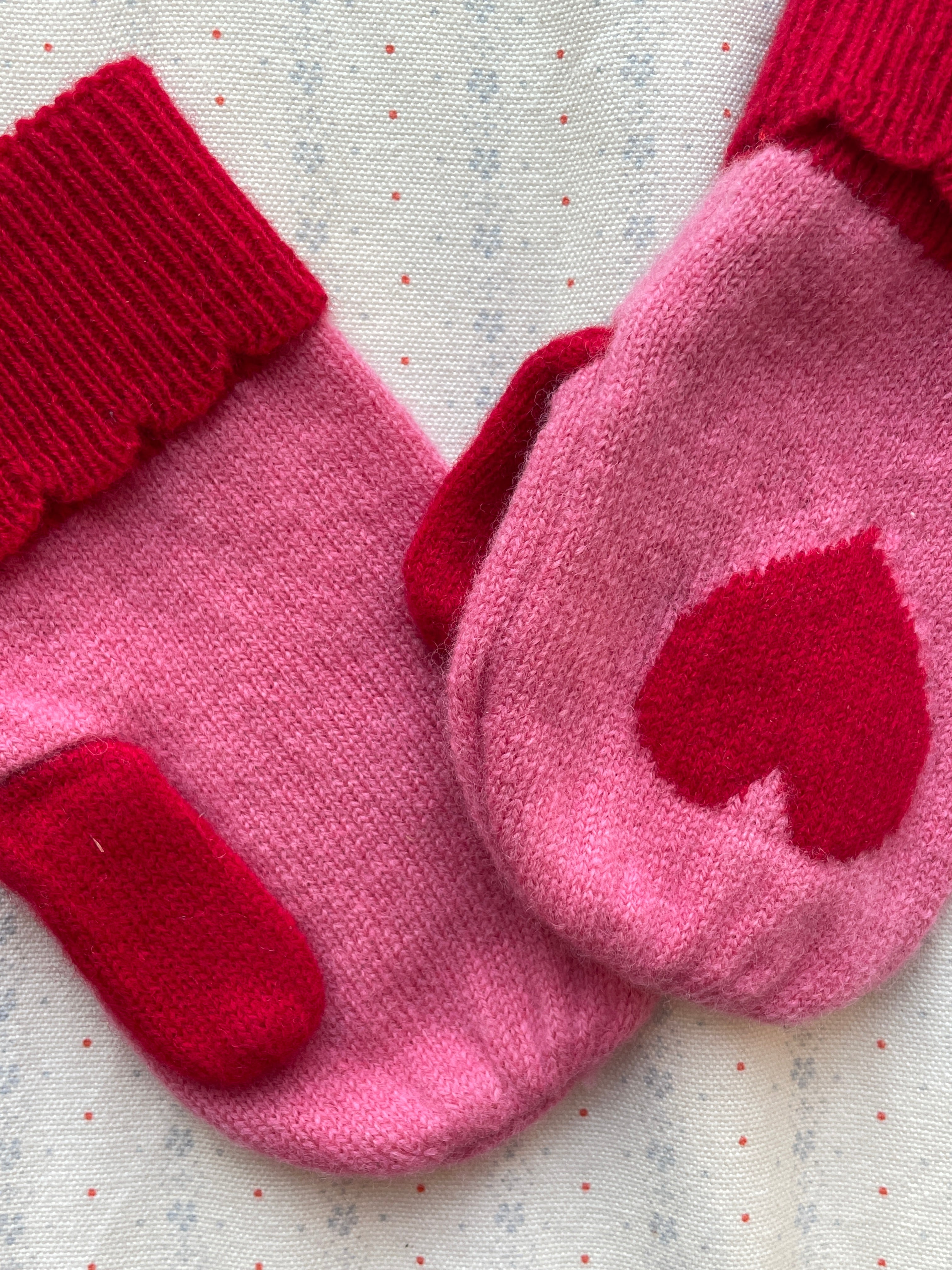 Konges Sløjd Collette Mittens - Pink - image 4