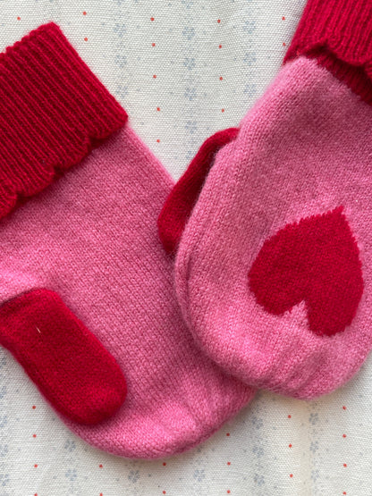 Konges Sløjd Collette Mittens - Pink - image 4