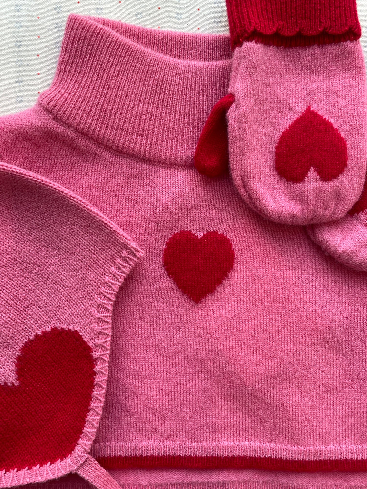 Konges Sløjd Collette Mittens - Pink - image 6