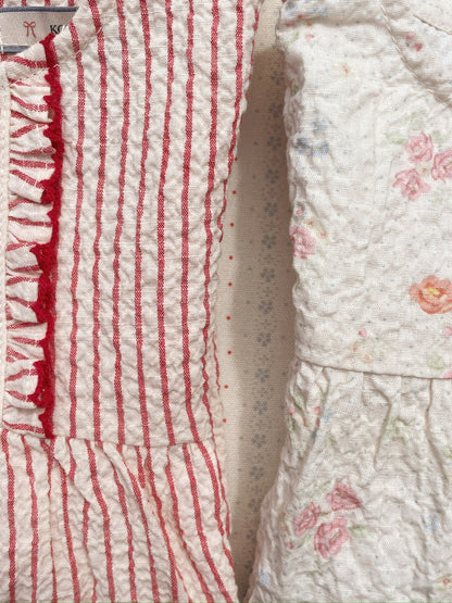 Konges Sløjd Ellie Frill Romper – Amour Stripe