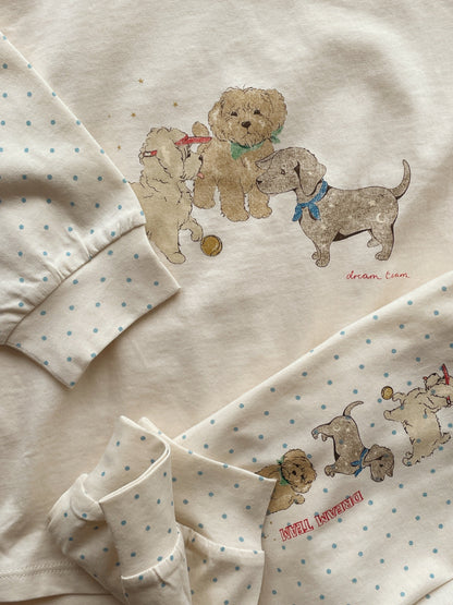 Konges Sløjd GIO Lounge Set – Dream Team Organic Cotton Kids Pajama Set