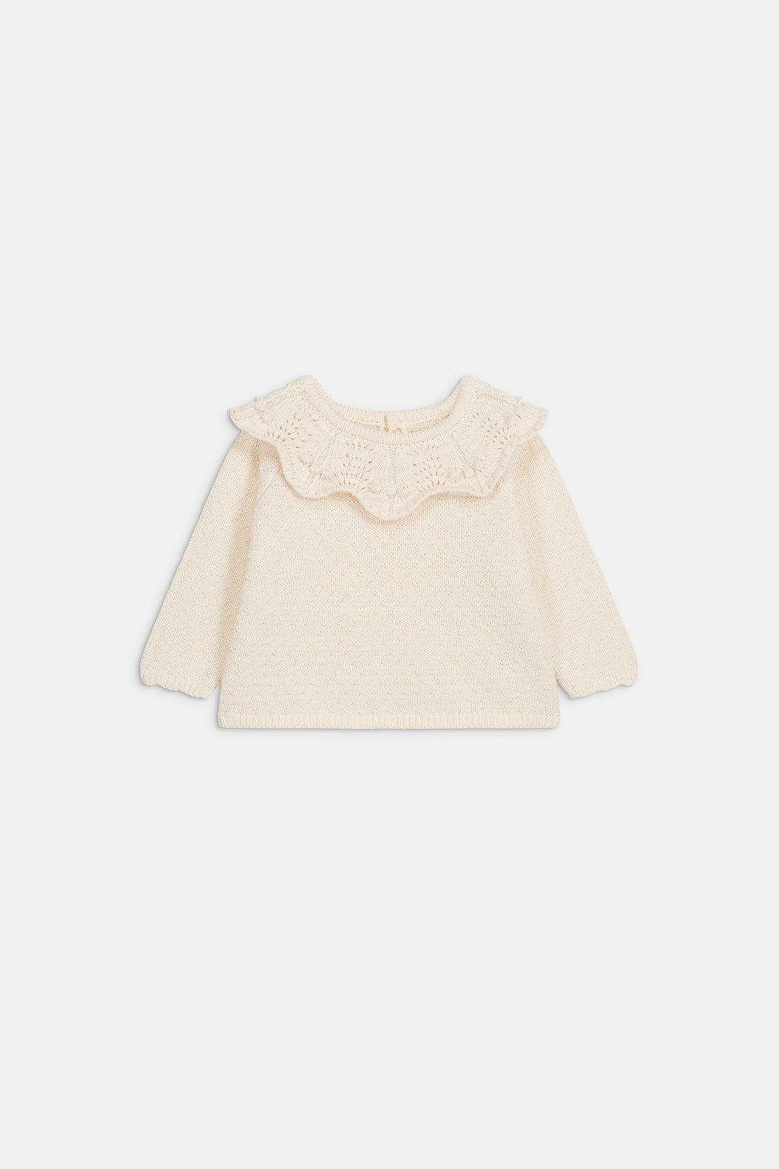 Louise Misha Baby Williana Knit Jumper – Cream