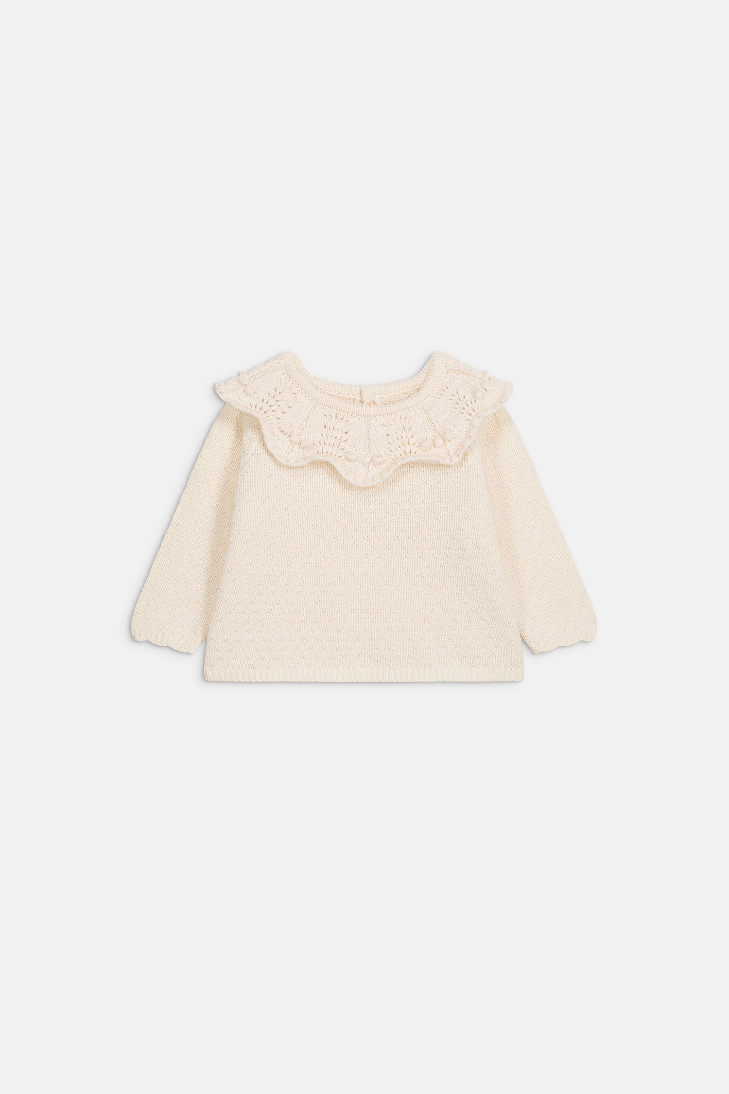 Louise Misha Baby Williana Knit Jumper – Cream