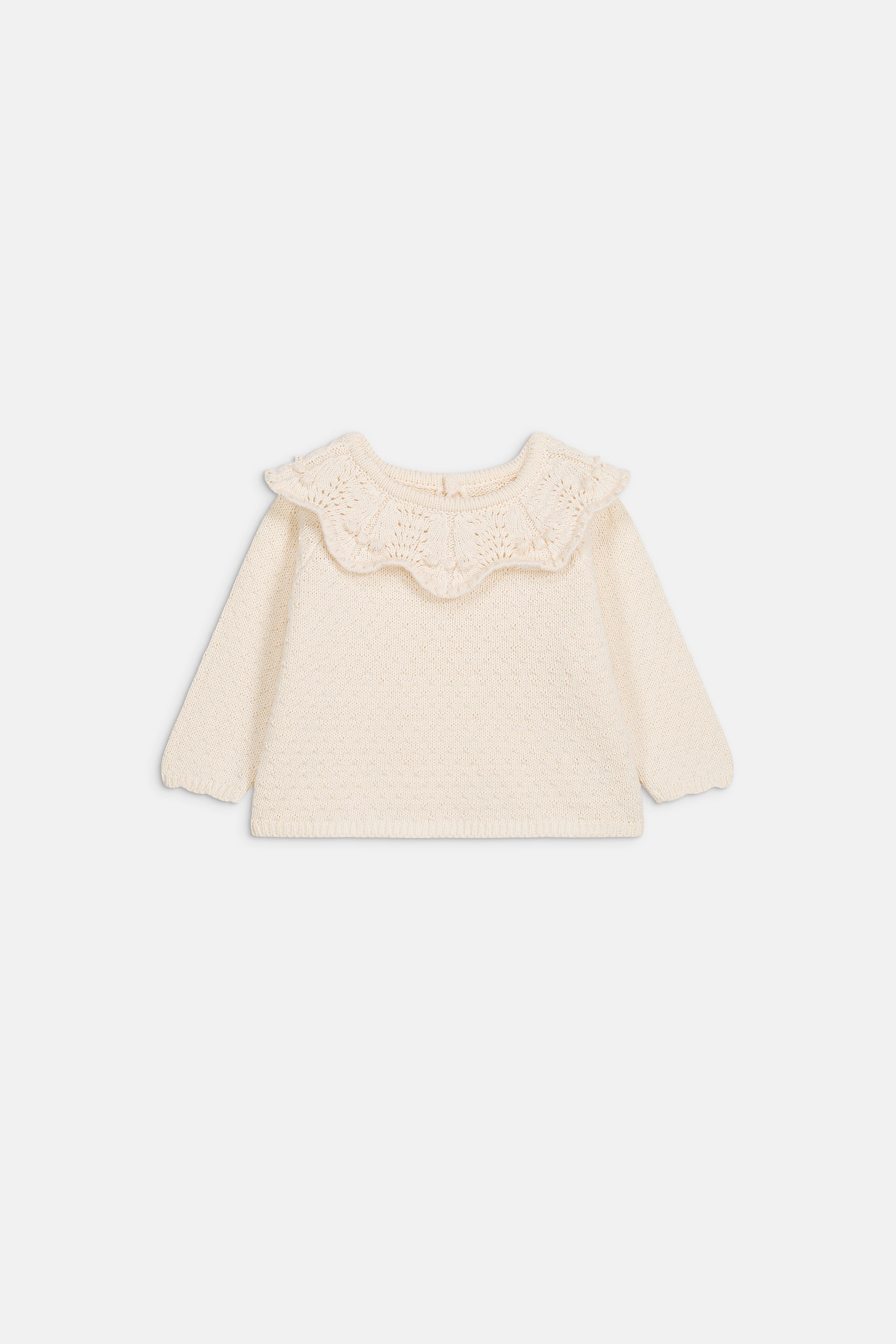 Louise Misha Baby Williana Knit Jumper – Cream